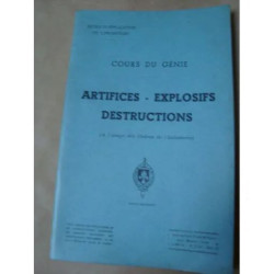 Cours du Genie - Explosifs - Artifices - Destructions