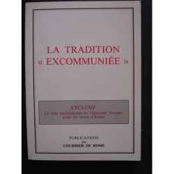 La tradition excommuniée