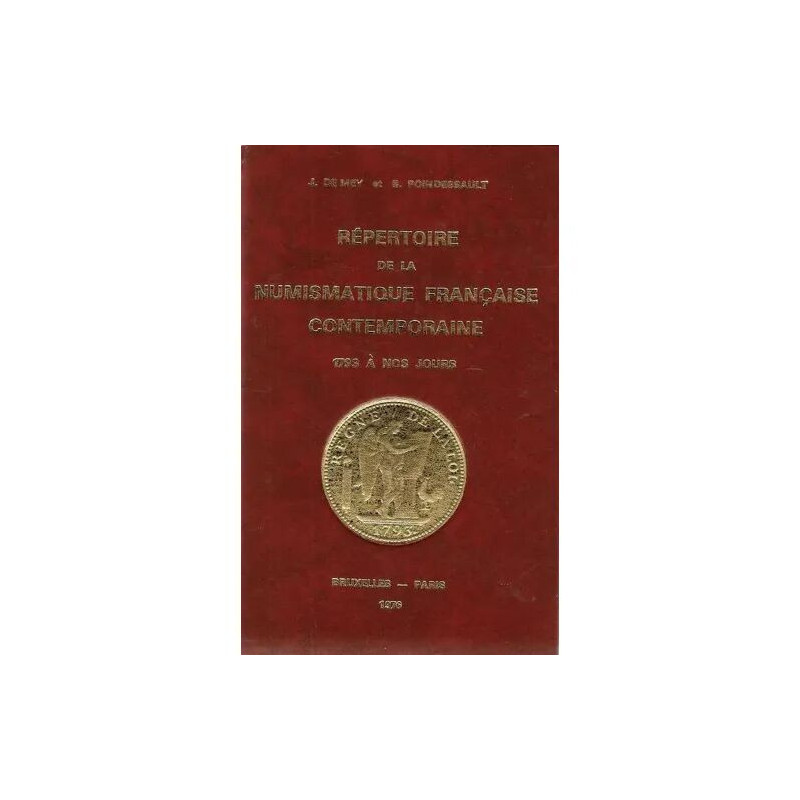 Répertoire de la numismatique française contemporaine (1793 à nos...
