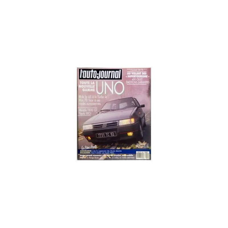 Auto Journal (L') N° 21 Du 01/12/1989