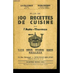 Plus De 100 Recettes De Cuisine Avec L'auto Thermos - Vite Mieux...