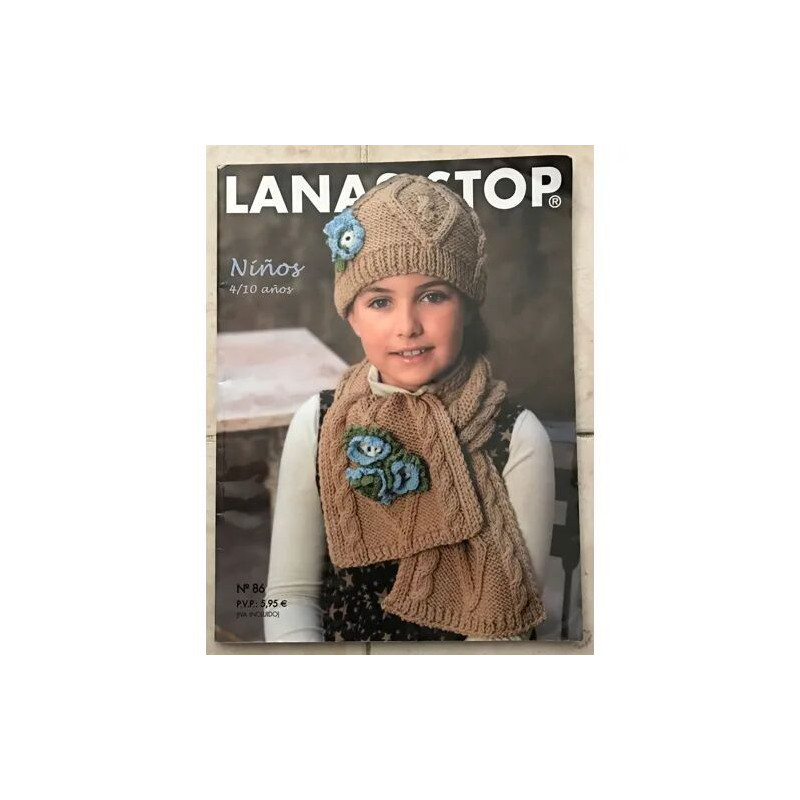 LANAS STOP 86 ENFANTS 4/8 ANS REVUE DE TRICOT EN FRANCAIS