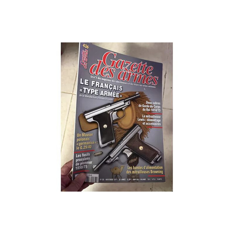 GAZETTE DES ARMES 436 SABRES GARDES DU CORPS ROI 1ERE RESTAURATION...
