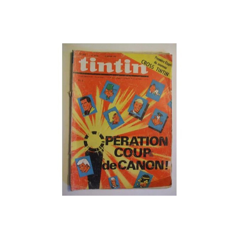 tintin l'hebdomadaire des super jeunes de 7 a 77ans N° 952 :...