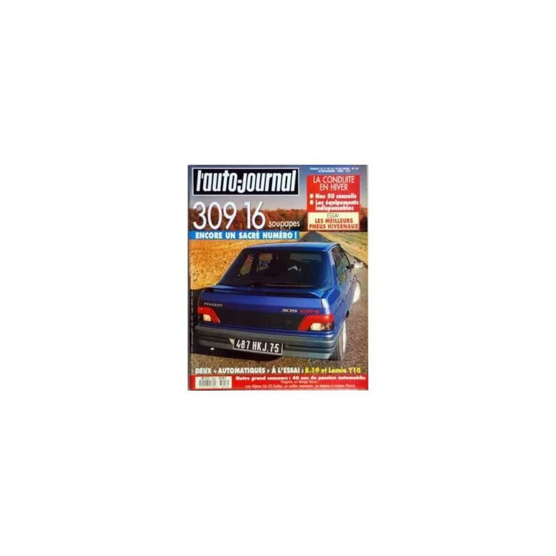 Auto Journal (L') N° 22 Du 15/12/1989