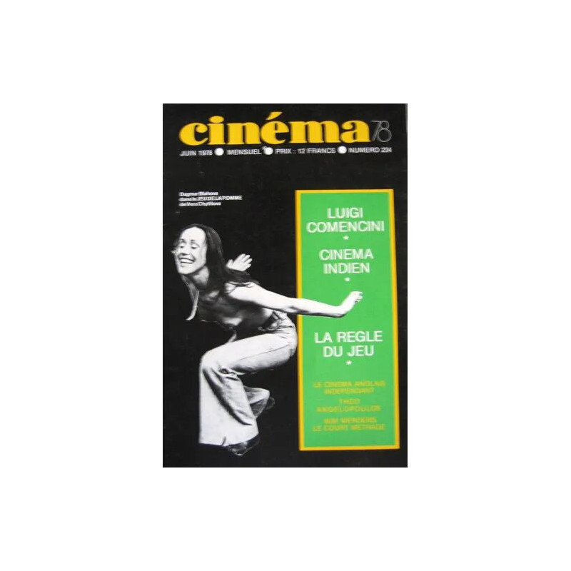 Cinéma 78 N° 234 - L. Comencini Cinéma Indien La Règle Du Jeu...