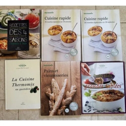 LOT DE 6 LIVRES THERMOMIX PAINS VIENNOISERIE - CUISINE RAPIDE -...