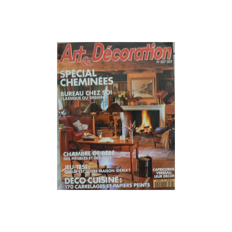 Art Et Decoration N° 307 Du 01/01/1992