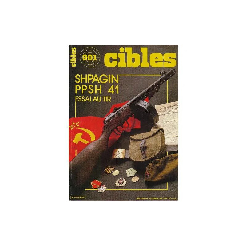 cibles N° 201 : Shpagin ppsh 41 - essai au tir -