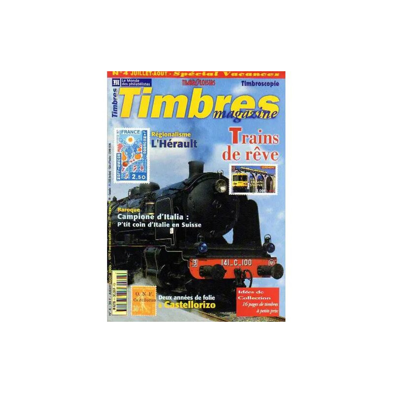 timbres magazine N° 04 : trains de rêve