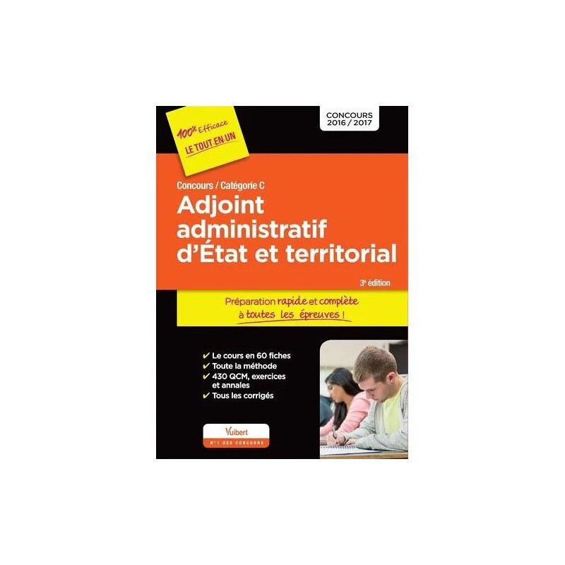 Adjoint Administratif D'etat Et Territorial Concours / Catégorie C...
