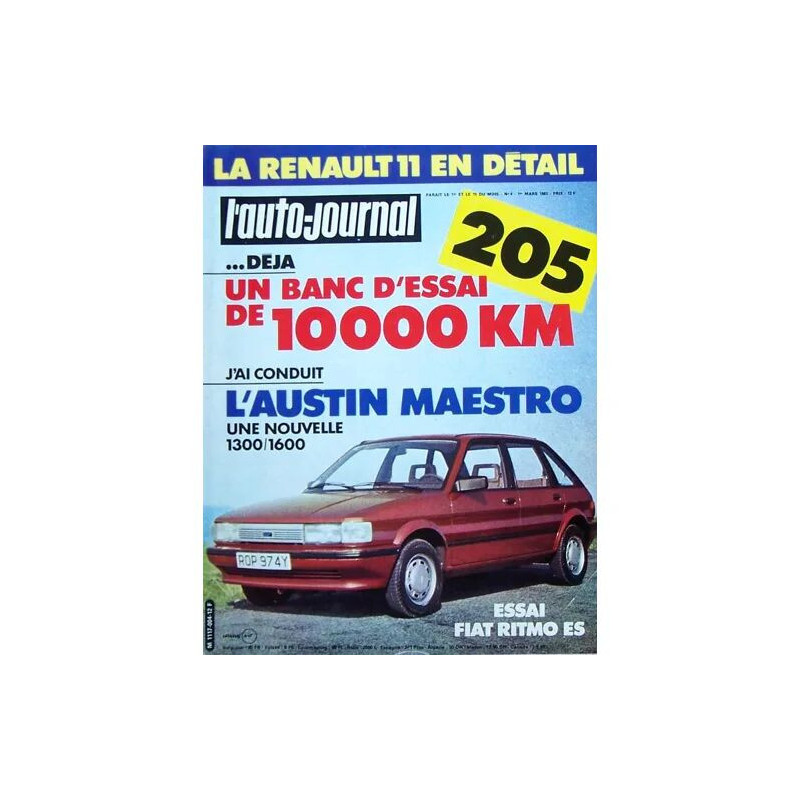 Auto Journal (L') N° 4 Du 01/03/1983