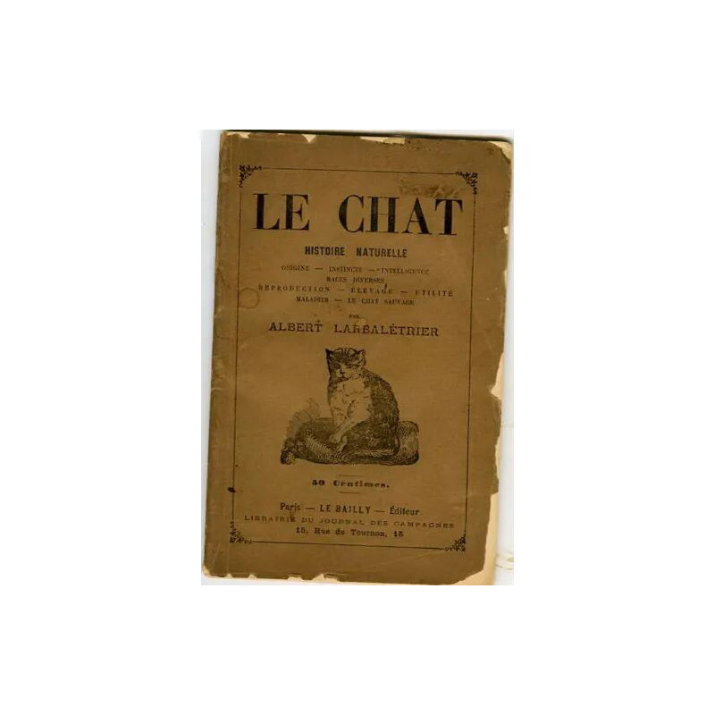 Le Chat.Histoire naturelle