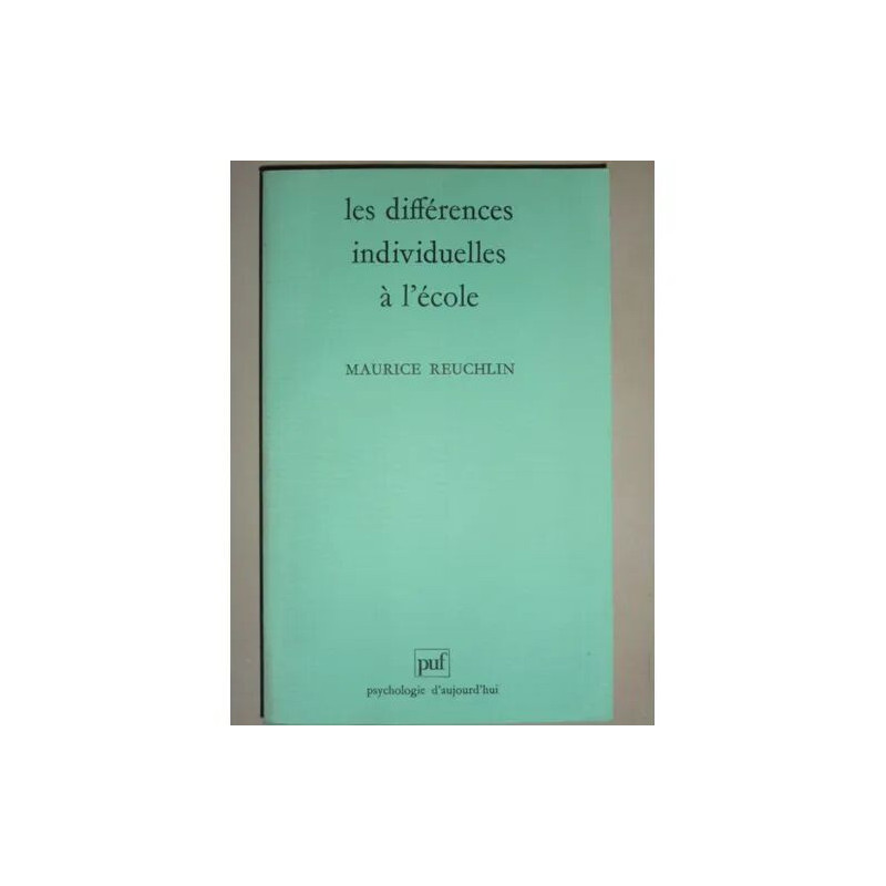 Les Différences Individuelles À L'école - Aperçu Et Réflexions Sur...