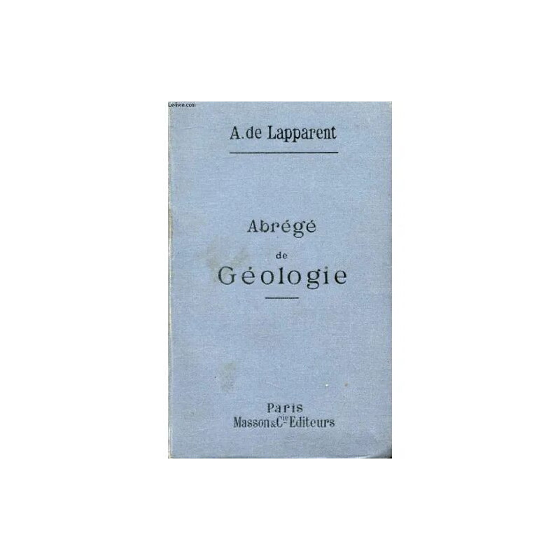 ABREGE DE GEOLOGIE