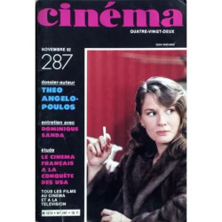 CINEMA N° 287 DU 01/11/1982 - THE ANGELOPOULOS - DOMINIQUE SANDA -...