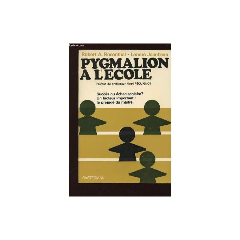 Pygmalion A L Ecole. L Attente Du Maitre Et Le Developpement...