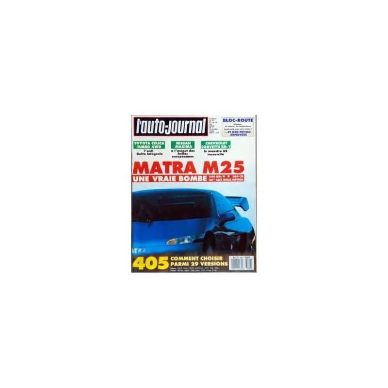 Auto Journal (L') N° 7 Du 15/04/1989