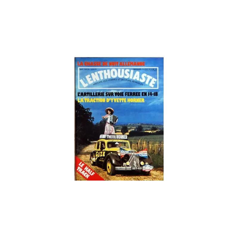 ENTHOUSIASTE (L') N° 11 DU 01/02/1979 - AVION - AUTOMOBILE ET...