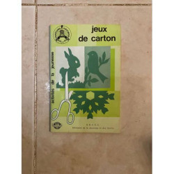 JEUX DE CARTON - ACTIVITES DE LA JEUNESSE