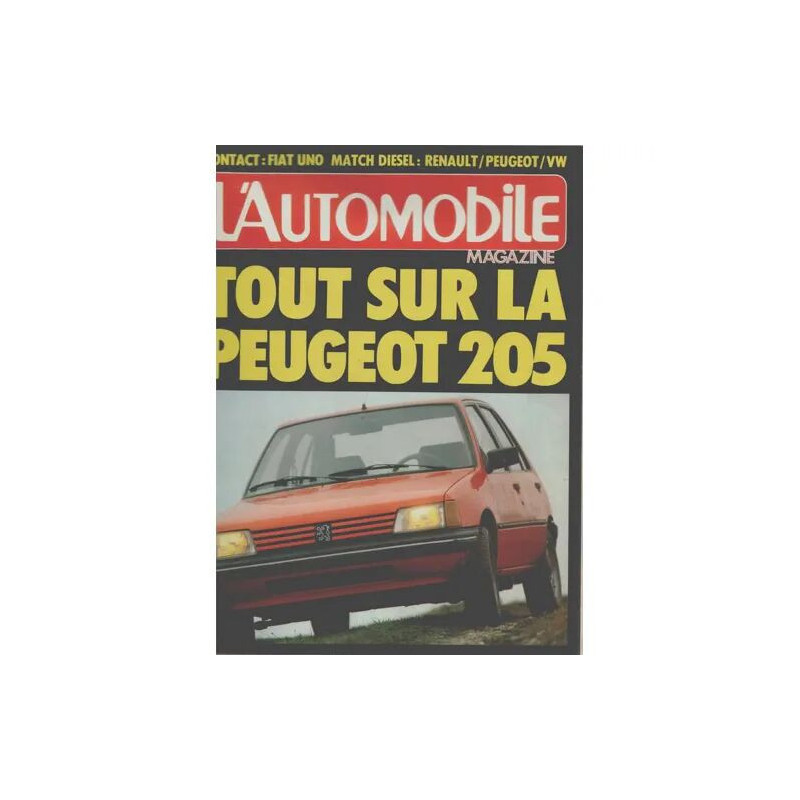 L'automobile Magazine N° 440 : Tout sur la Peugeot 205
