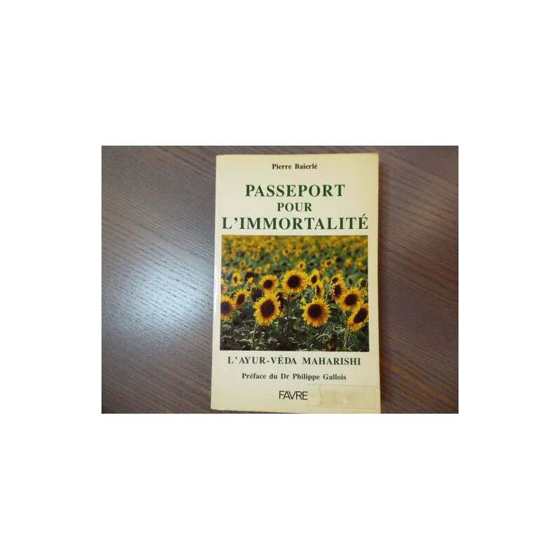 PASSEPORT POUR LIMMORTALITE. Layur-ved