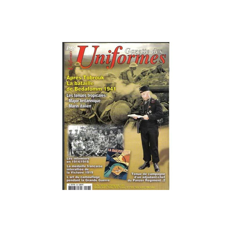 GAZETTE DES UNIFORME N° 198