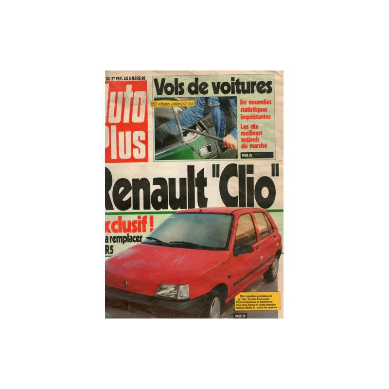 Auto Plus N° 77 : les dix meilleurs antivols du marché . renault...