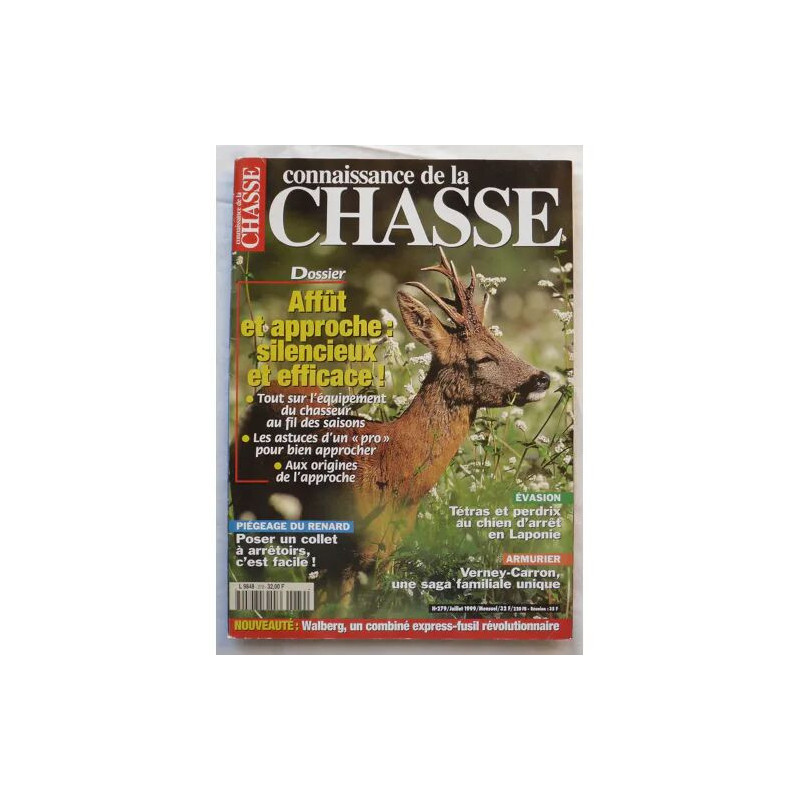 connaissance de la chasse - n° 279 - juillet 1999