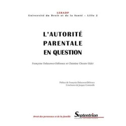 L'autorité Parentale En Question - Journée D'études Des 13 Et 14...