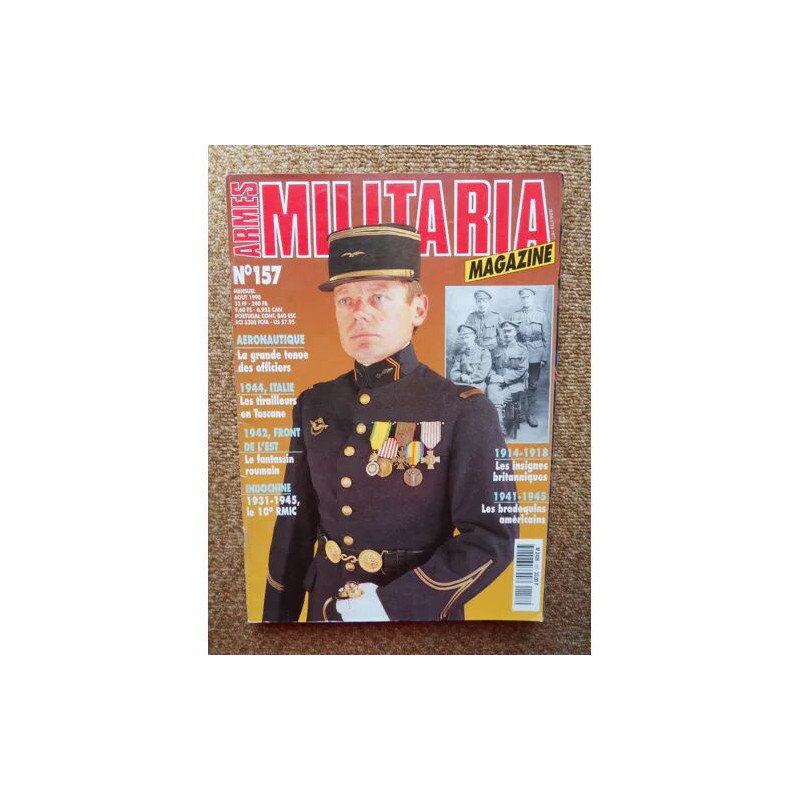 Armes Militaria magazine n°157 de août 1998