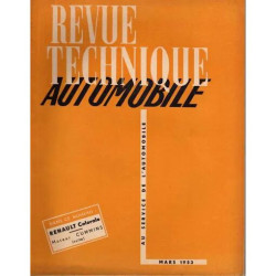 Revue technique automobile N° 83 : Renault Colorale