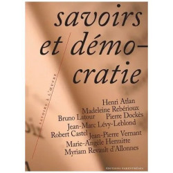 Savoirs Et Democratie
