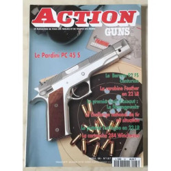 ACTION GUNS N° 187 LE PARDINI PC 45S CARABINE FEATHER EN 22 LR...