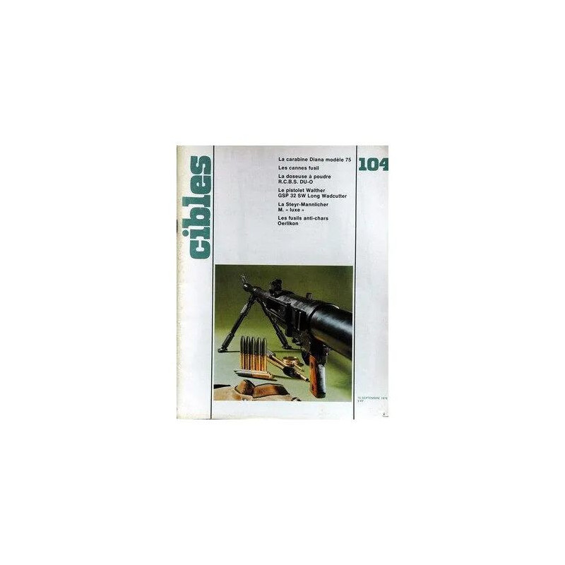 Cibles N°104 Du 15-09-1978