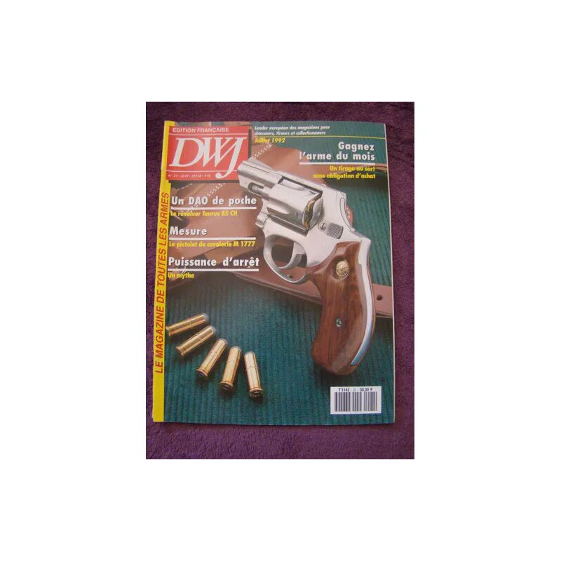 Dwj Deutsches Waffen Journal N° 21 1992 OLT LIGHTNING SMALL ET...