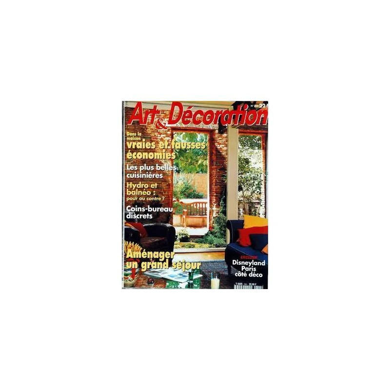 ART ET DECORATION N° 344 DU 01/09/1996 - VRAIES ET FAUSSES...