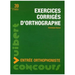 Exercices Corrigés D'orthographe - Concours Entrée Orthophoniste