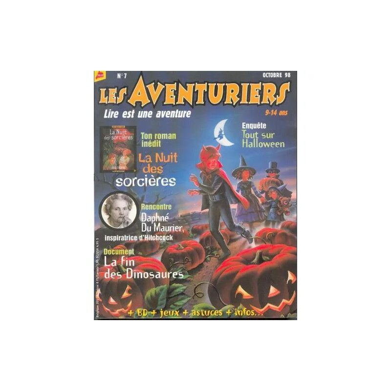 les aventuriers lire est une aventure N° 7 : la nuit des sorcieres