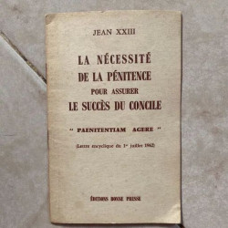 La nécessité de la pénitence pour assurer le succès du concile