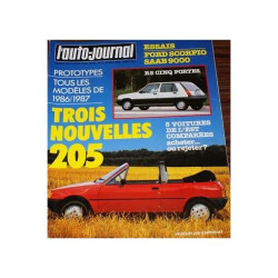 L'Auto Journal 9 R5 205 CABRIOLET FORD SCORPIO SAAB 9000