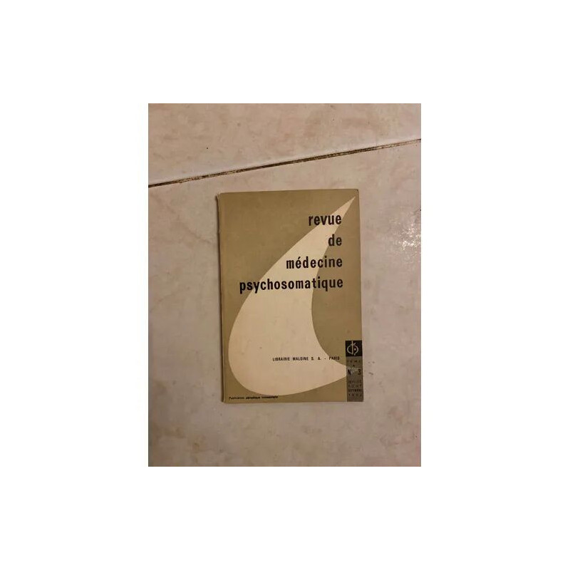 REVUE DE MEDECINE PSYCHOSOMATIQUE