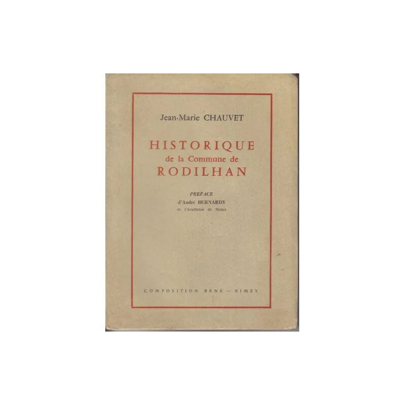 Historique de la commune de Rodilhan