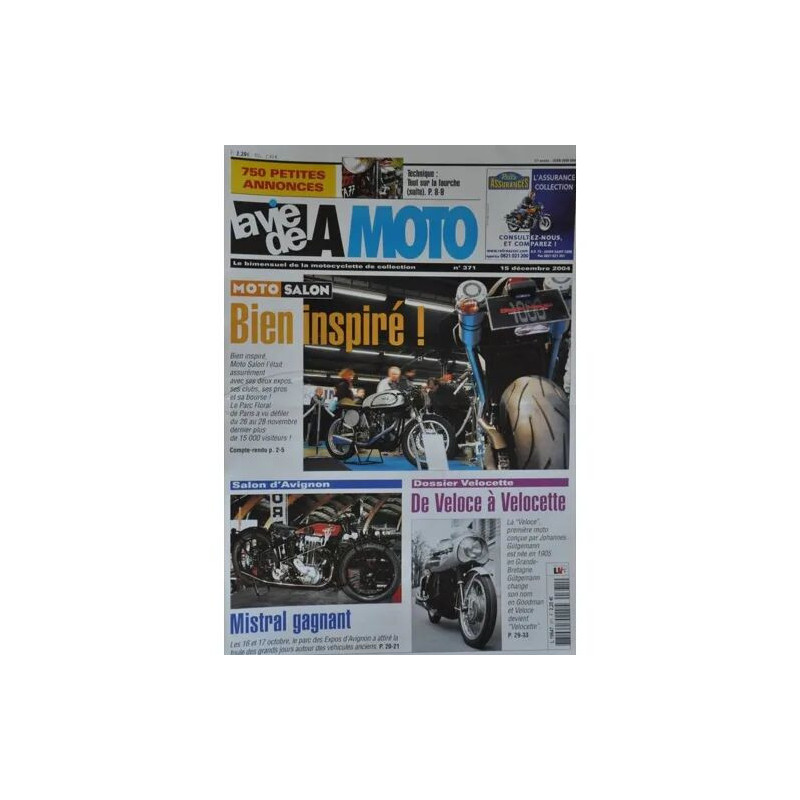 la vie de la moto N° 371 : moto salon