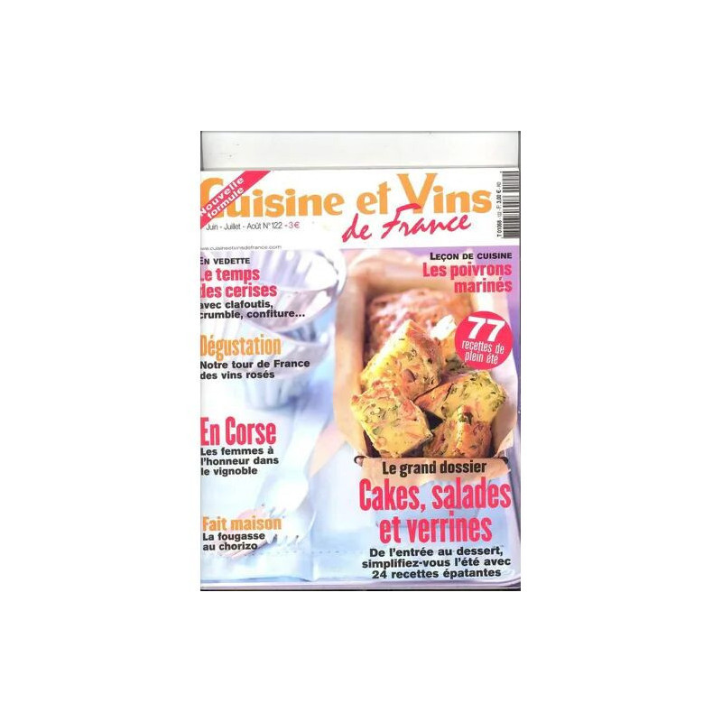 Cuisine et vins de france N° 122