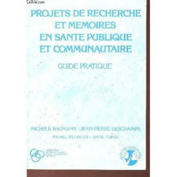 projets de recherche et mémoires en santé publique et...
