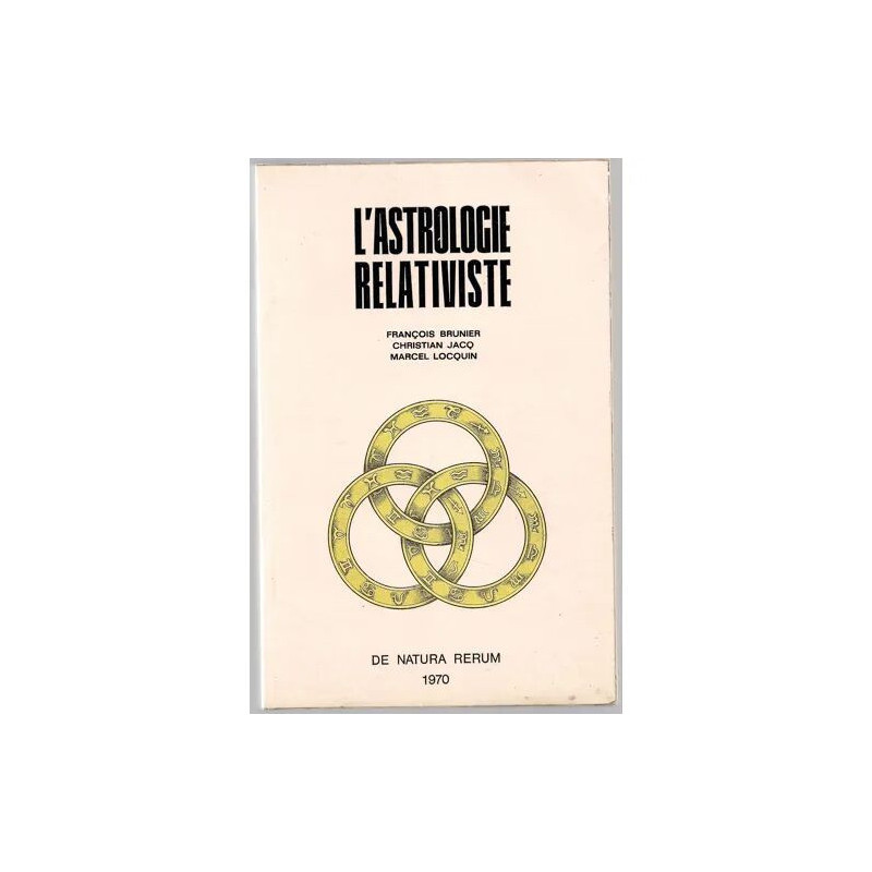 L¿Astrologie Relativiste : "de natura rerum"