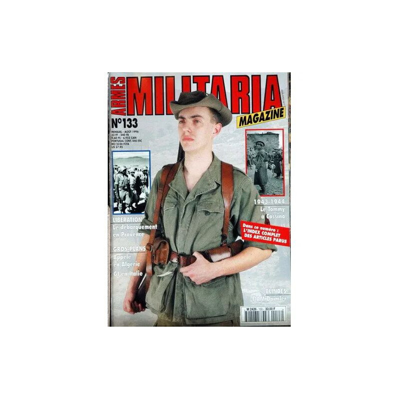Armes Militaria Magazine N° 133 Du 01/08/1996