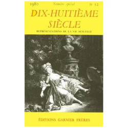 Dix-huitième siècle revue annuelle représentations de la vie...
