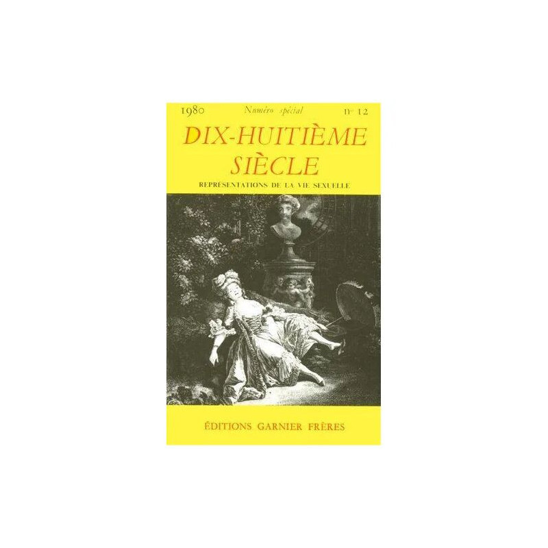 Dix-huitième siècle revue annuelle représentations de la vie...